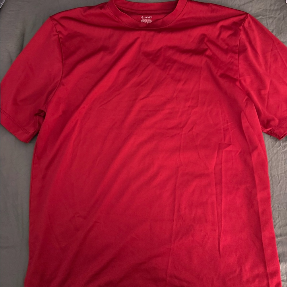 Jockey Vibrant Red Short Sleeve Tee